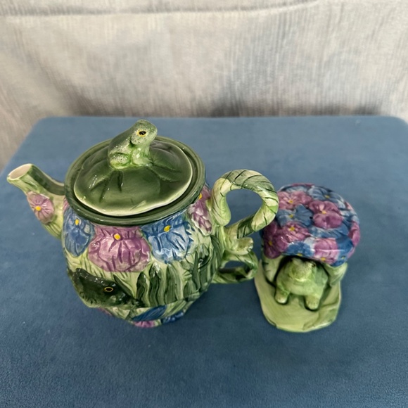 Vintage Silvestri , Ceramic  Nesting Teapot Set, 6pieces - Picture 3 of 16